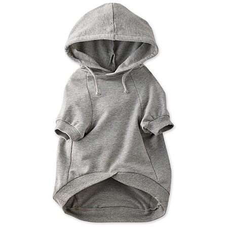 Pet Passion Rocky – The Original Lightweight Hooded Tee 100% Organic Cotton Dog Hoodie Pet Coat Sweater for All Sized Dogs, Original Heather Gray, Medium (20-45 lbs) $14.3