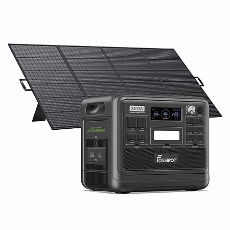 FOSSiBOT Solar Generator Kit (Power Station + Panel); Amazon 50% off; free S&H $849.5